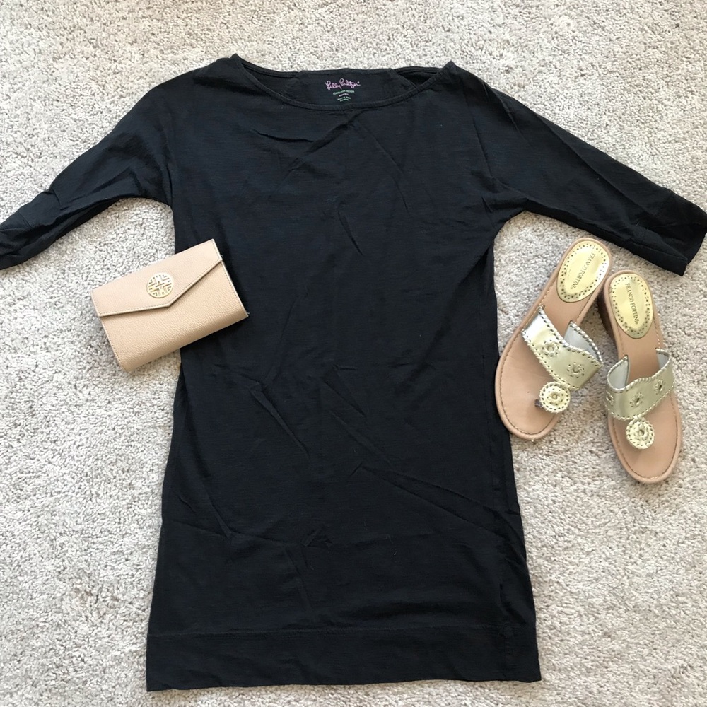 Black Pima Cotton Dress